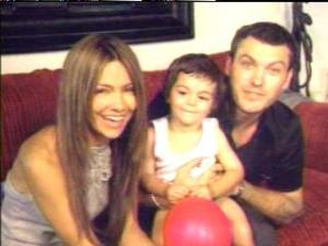 Marcil and BAG (with son Kassius) circa 2004